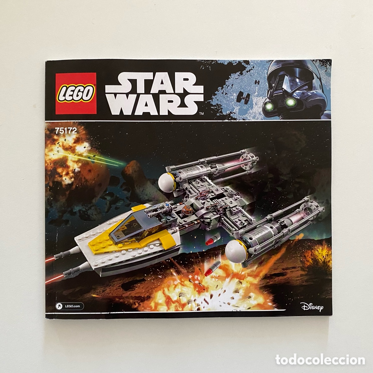 Juegos construcci&oacute;n - LEGO: Lego Star Wars Rogue One: Manual de instrucciones del set 75172-1 Y-Wing Starfighter (2017)