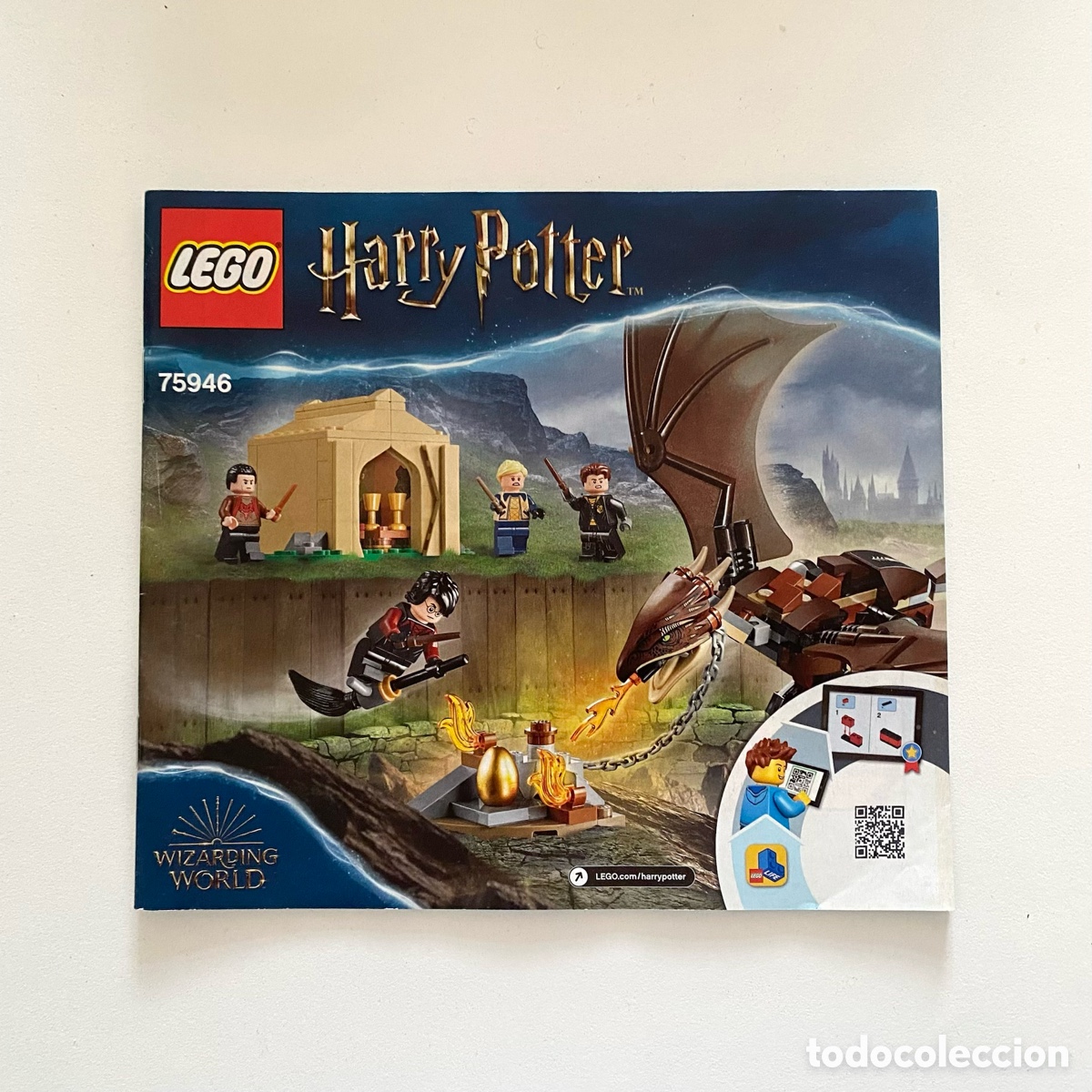 Juegos construcci&oacute;n - LEGO: Lego Harry Potter y el C&aacute;liz de fuego: Manual de instrucciones set 75946 Desaf&iacute;o Colacuerno H&uacute;ngaro