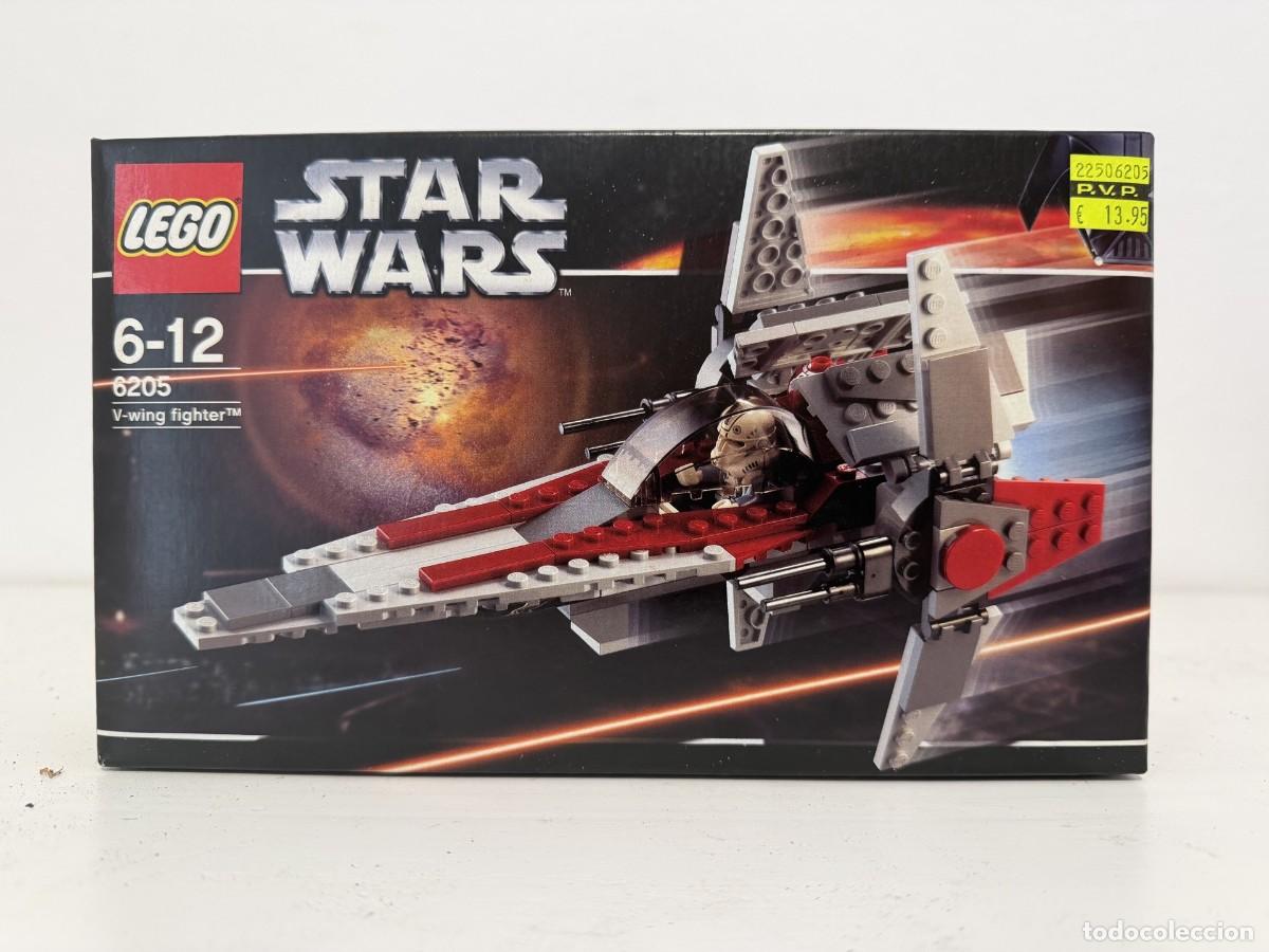 Juegos construcci&oacute;n - LEGO: LEGO Star Wars &ldquo;V-wing Fighter&rdquo; (ref. 6205) &middot; Caja original sellada &middot; 2006