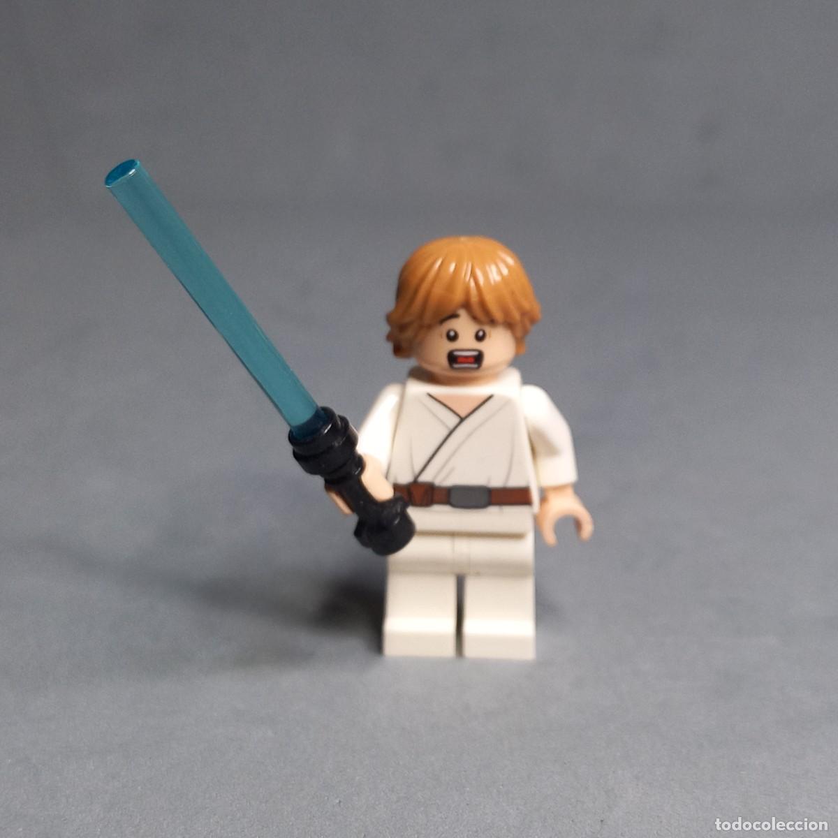 Juegos construcci&oacute;n - LEGO: Luke Skywalker. Minifigura original LEGO del universo Star Wars