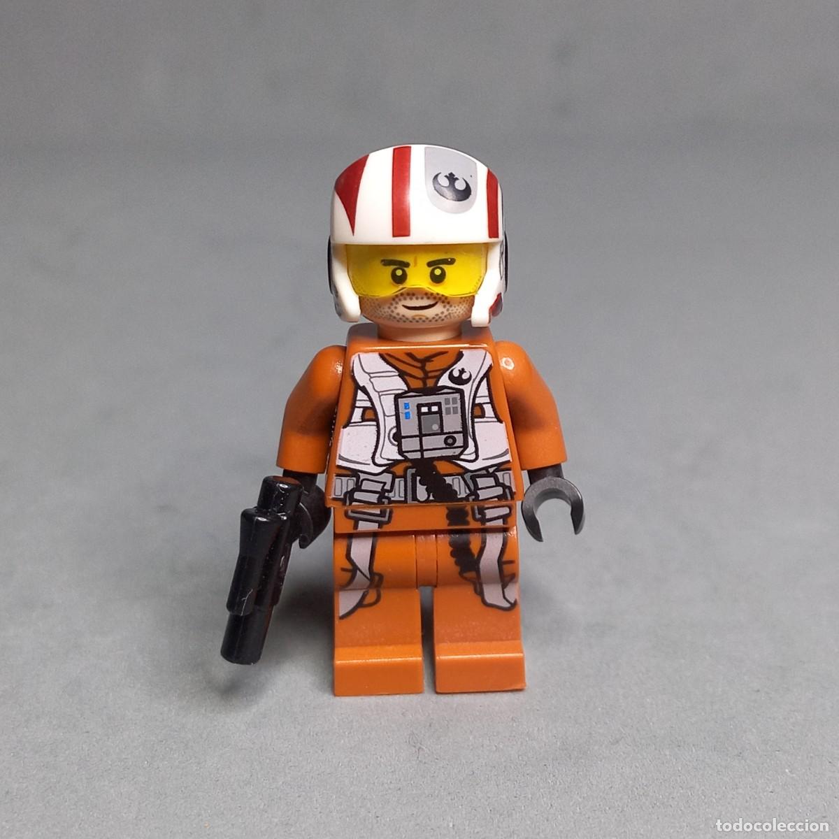 Juegos construcci&oacute;n - LEGO: Piloto rebelde. Minifigura original LEGO del universo Star Wars