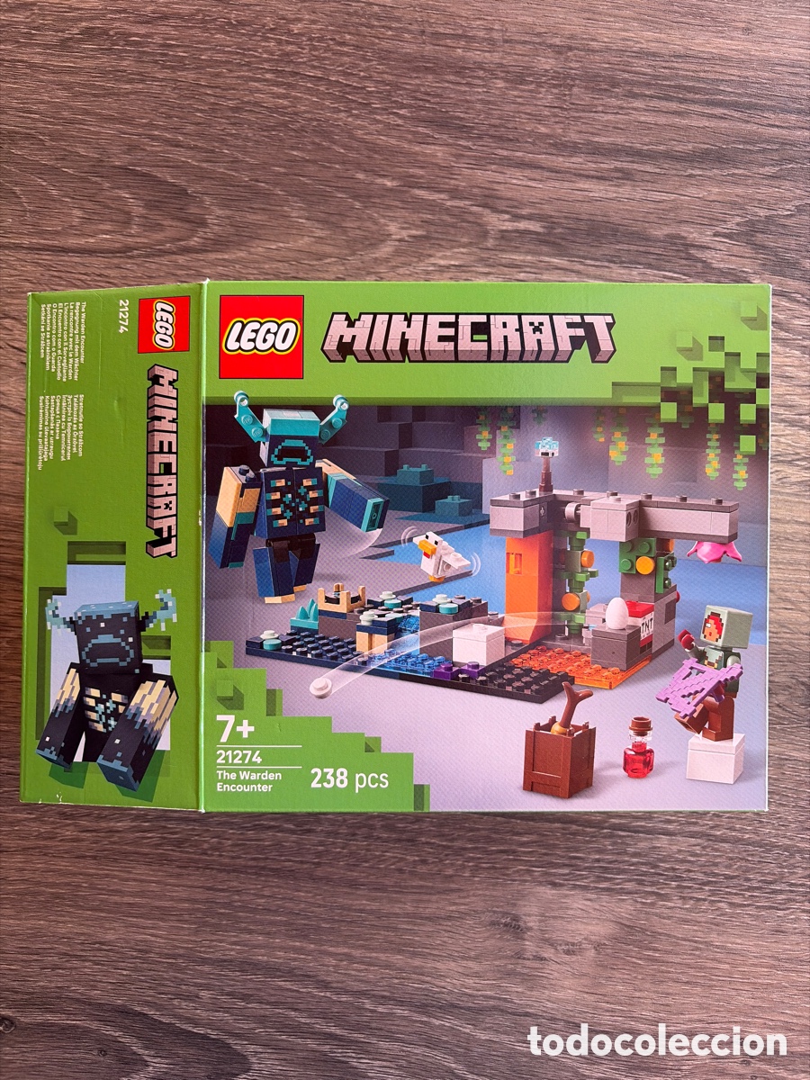 Juegos construcci&oacute;n - LEGO: LEGO CAJA VACIA MINECRAFT 21274 THE WARDEN ENCOUNTER