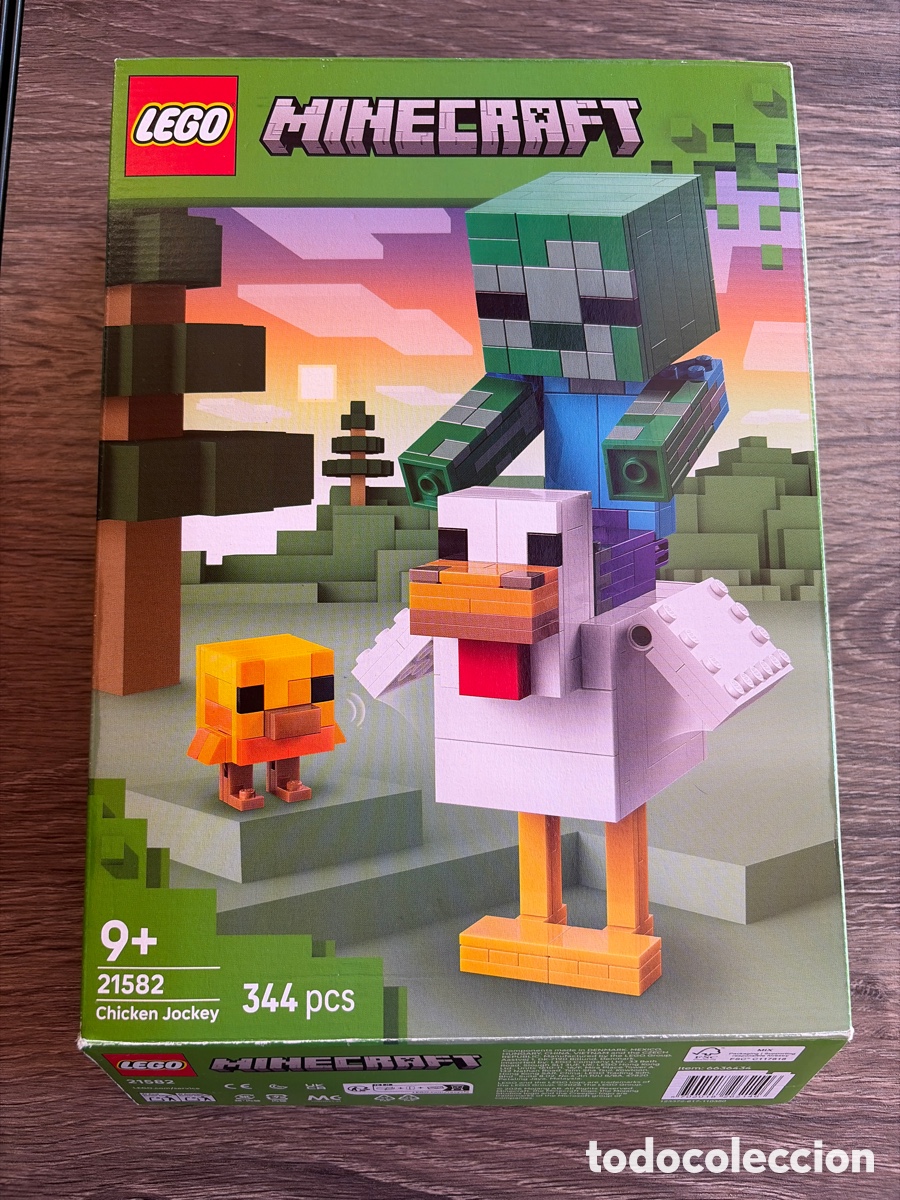 Juegos construcci&oacute;n - LEGO: LEGO CAJA VACIA MINECRAFT 21582 CHICKEN JOCKEY