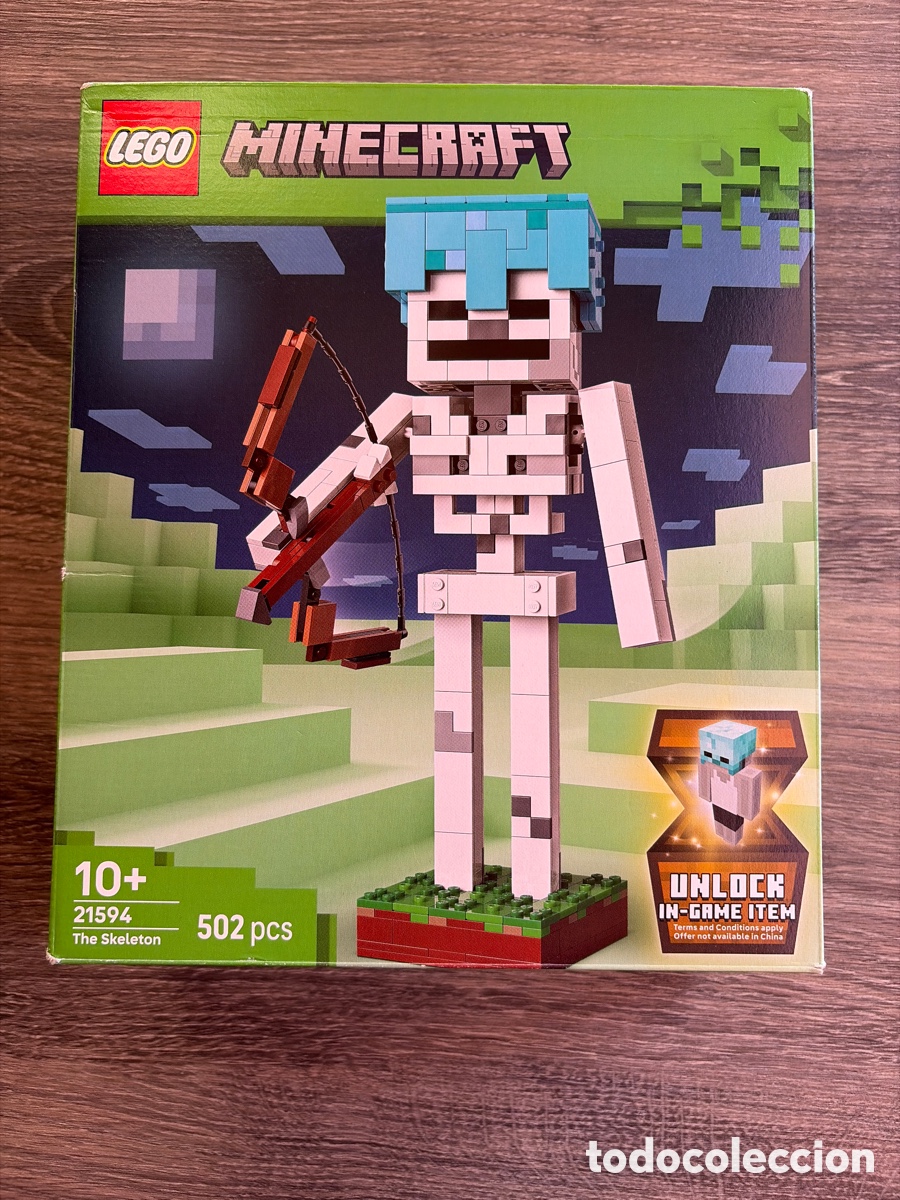 Spielzeug zum Bauen - LEGO: LEGO CAJA VACIA MINECRAFT 21594 THE SKELETON