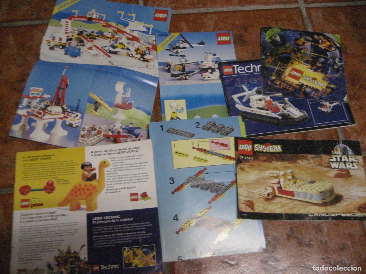 Juegos construcci&oacute;n - LEGO: lote 7 catalogos Lego a&ntilde;os 80 - 90 . star wars , Thecnic , system