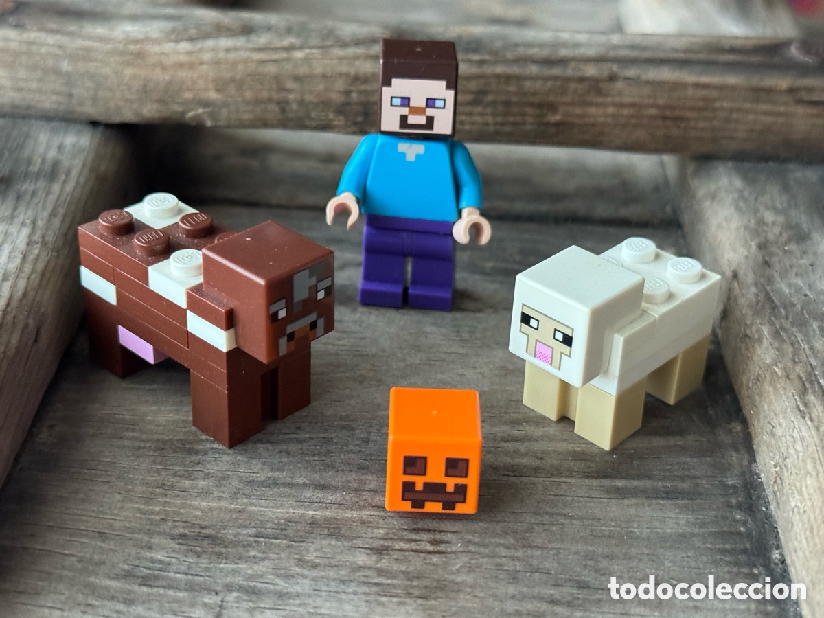 Juegos construcci&oacute;n - LEGO: LEGO MINECRAFT 21114 THE FARM &ndash; Steve+ Vaca + Oveja + Calabaza