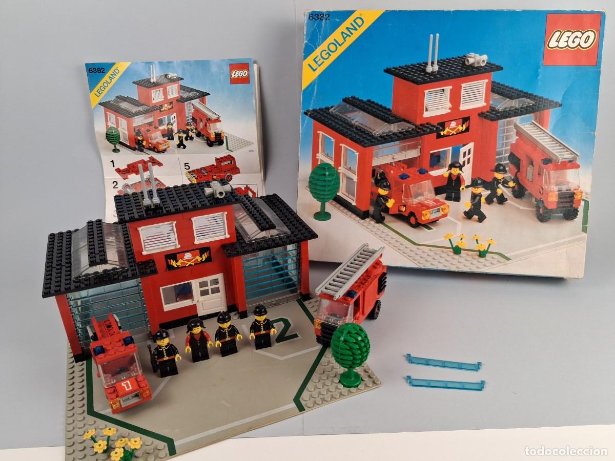 Juegos construcci&oacute;n - LEGO: Lego 6382, Parque de Bomberos/Fire Station, vintage (1981)