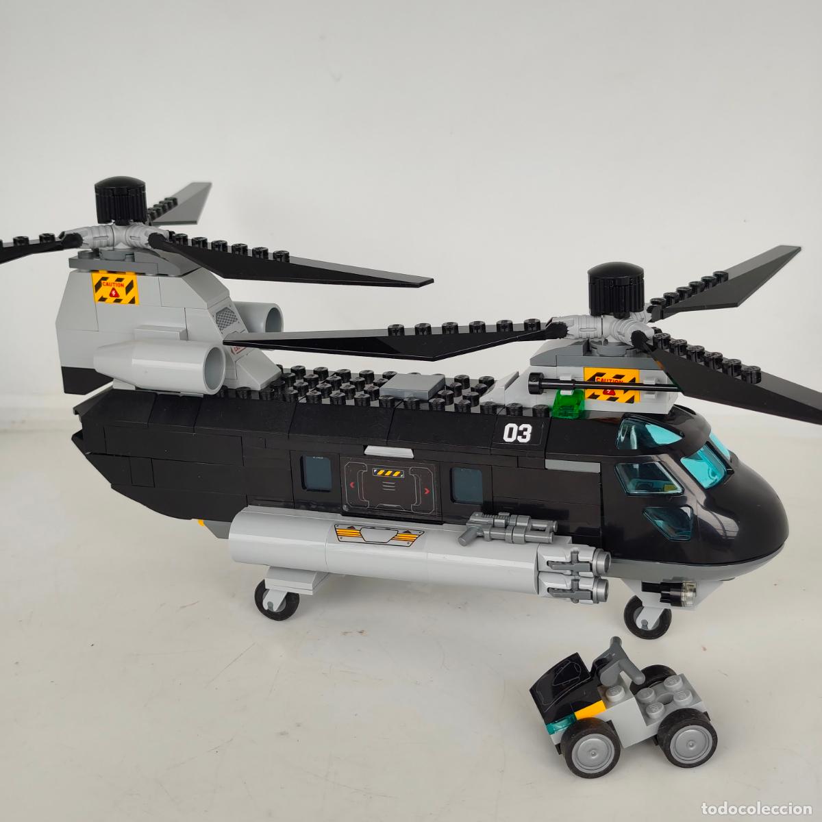 Juegos construcci&oacute;n - LEGO: Lego Marvel Helic&oacute;ptero de Viuda Negra 76162 + moto + quad black widow