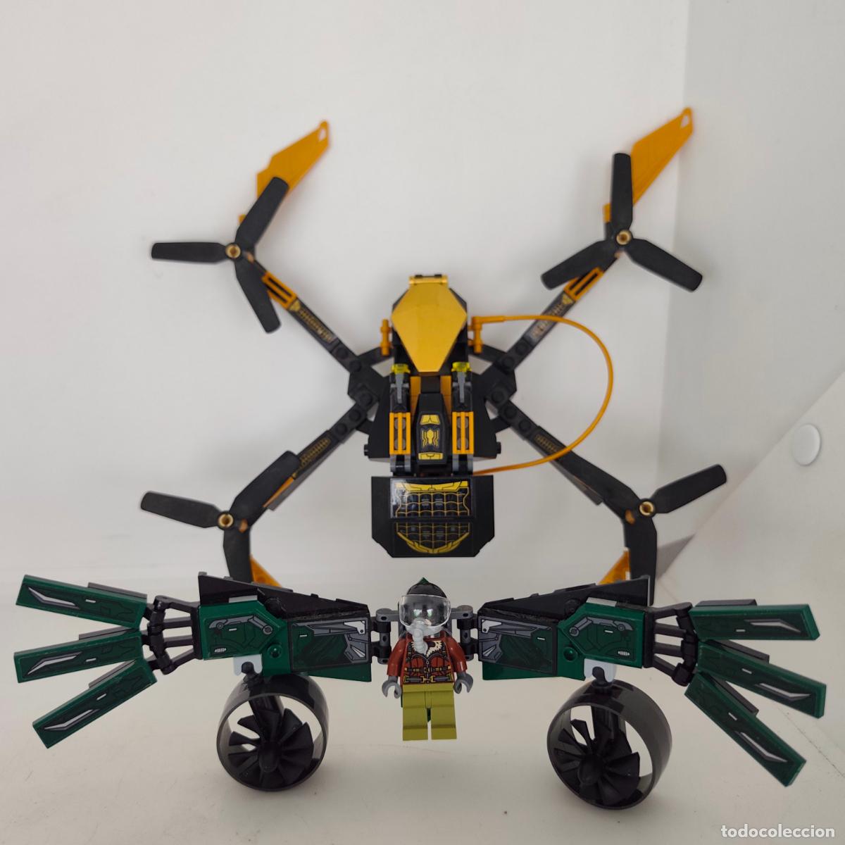 Juegos construcci&oacute;n - LEGO: LEGO 76195 Super Heroes Duelo del Dron de Spider-Man Im&aacute;genes y v&iacute;deos de productos (texto alternati