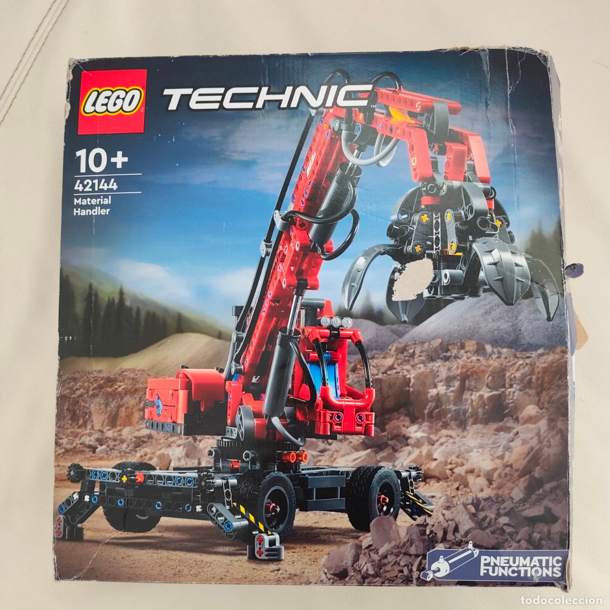 Juegos construcci&oacute;n - LEGO: LEGO 42144 Technic Manipuladora de Materiales con Funciones Neum&aacute;ticas y Manuales