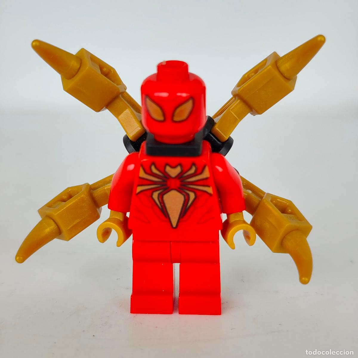 Juegos construcci&oacute;n - LEGO: LEGO IRON SPIDER MINIFIGURE SUPER HERO MECHANICAL CLAWS Venomosaurus Ambush 76108 ... Spiderman man