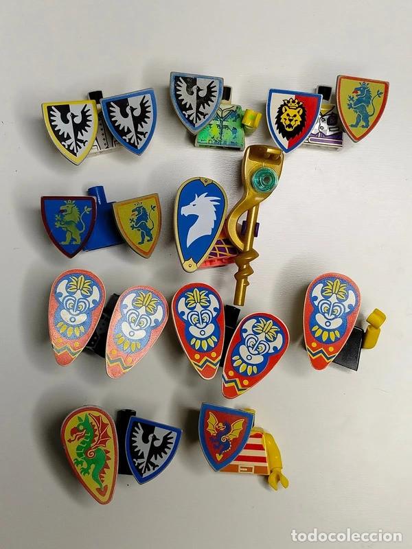 Juegos construcci&oacute;n - LEGO: lote lego escudos medievales originales