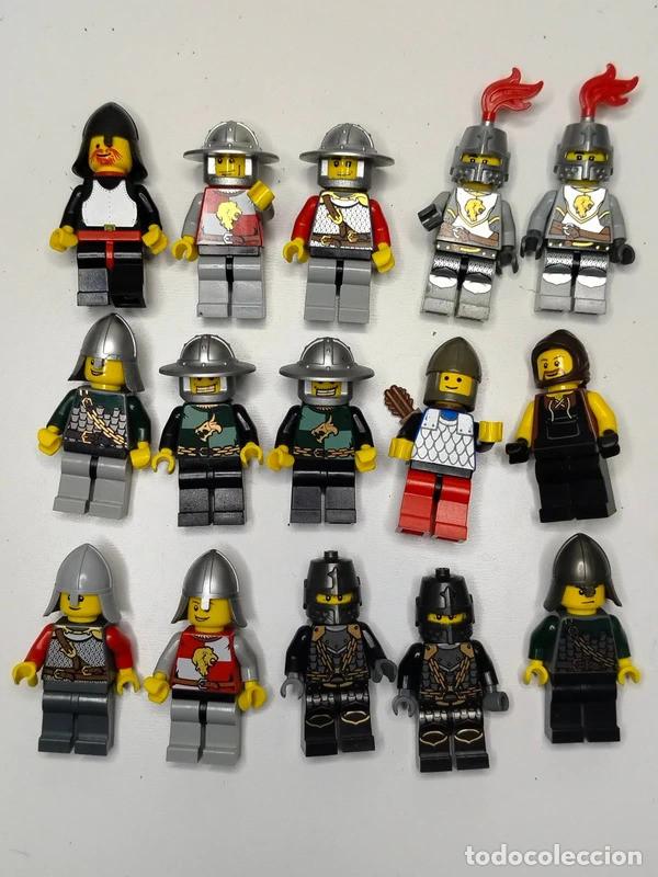 Juegos construcci&oacute;n - LEGO: Lote figuras medievales Lego original excelente estado