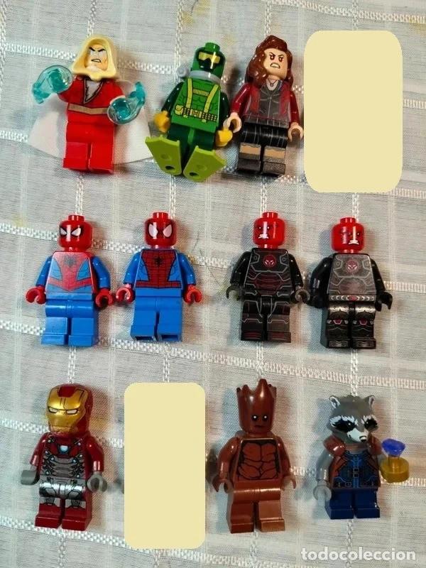 Juegos construcci&oacute;n - LEGO: Lote figuras Lego original superheroes