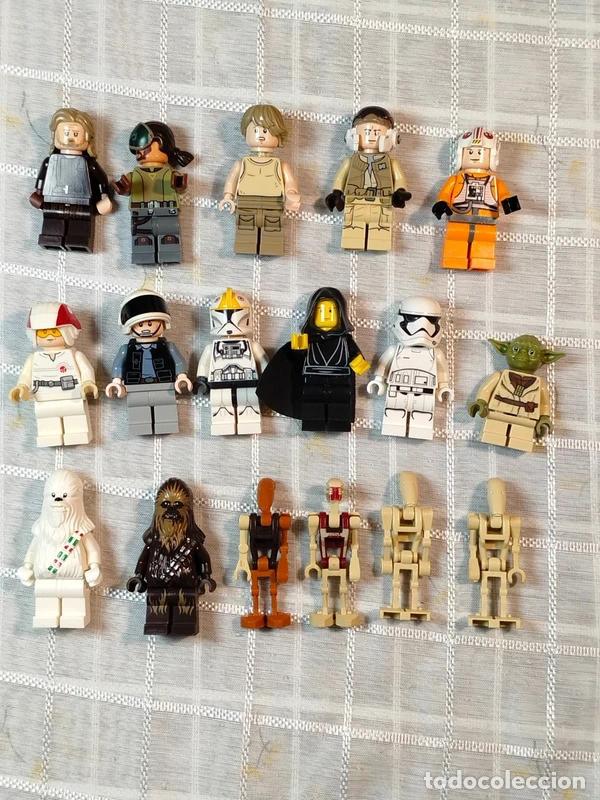 Juegos construcci&oacute;n - LEGO: Lote figuras Lego original Star Wars