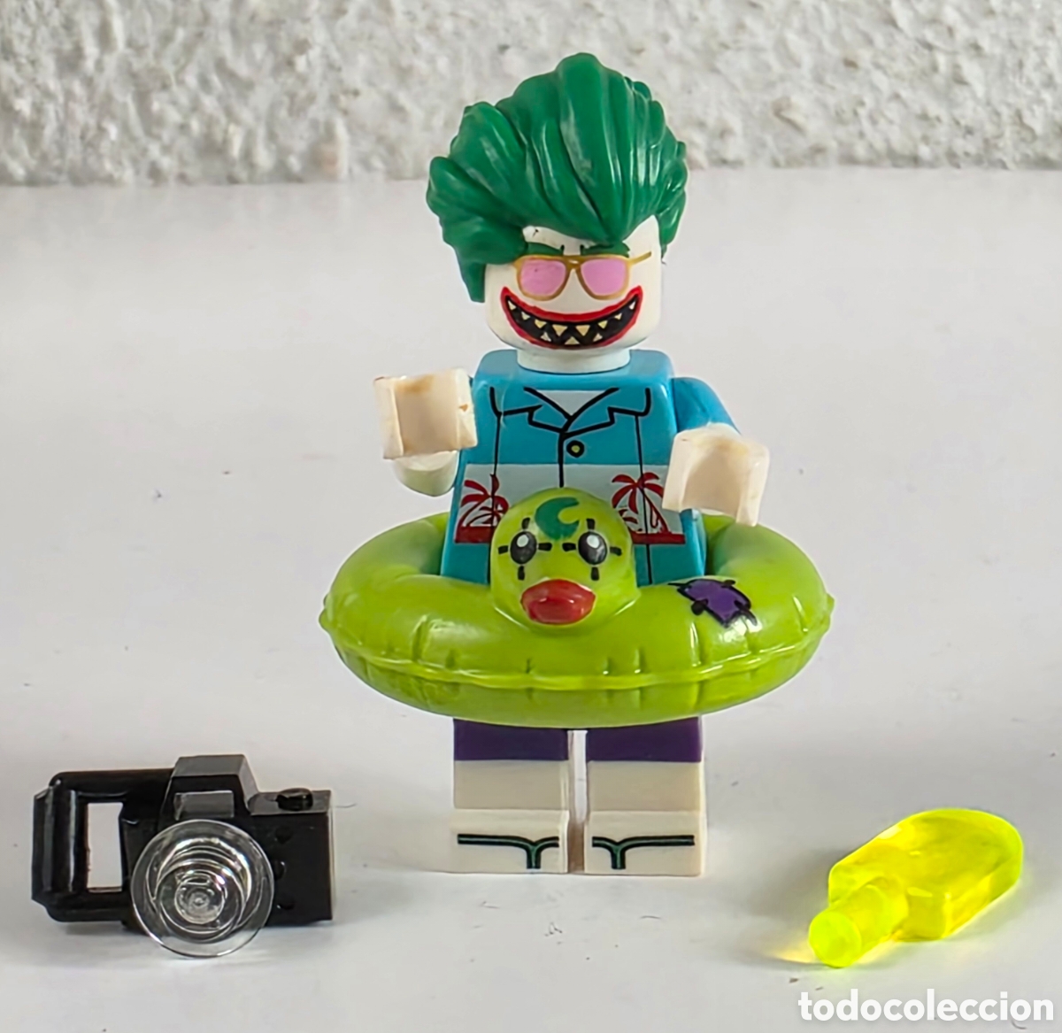 Juegos construcci&oacute;n - LEGO: Minifigura Tropical Joker Personaje Malvado Batman - Mini LEGO - Juguete DC Comics Movie