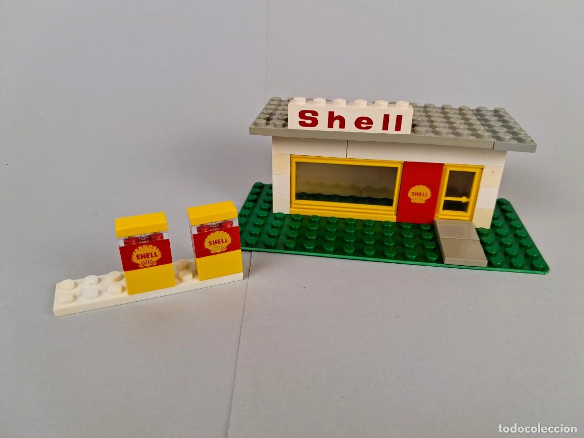 Juegos construcci&oacute;n - LEGO: Lego 648, Gasolinera Shell/Shell Service Station, vintage (1971).