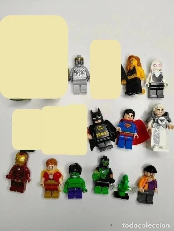 Juegos construcci&oacute;n - LEGO: Lote 12 figuras Superheroes Lego original