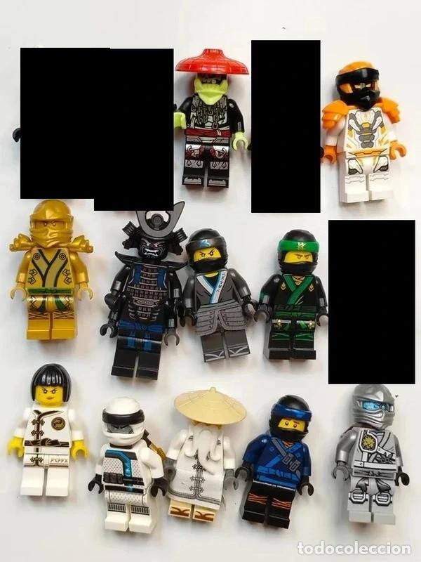 Juegos construcci&oacute;n - LEGO: Lote 12 figuras Lego Ninjago