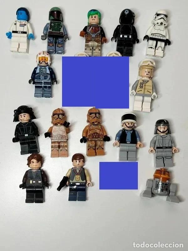 Juegos construcci&oacute;n - LEGO: Lote 15 figuras Lego Star Wars original