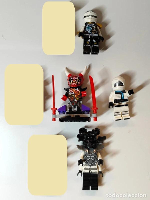 Juegos construcci&oacute;n - LEGO: Lote 4 figuras Lego excelentes