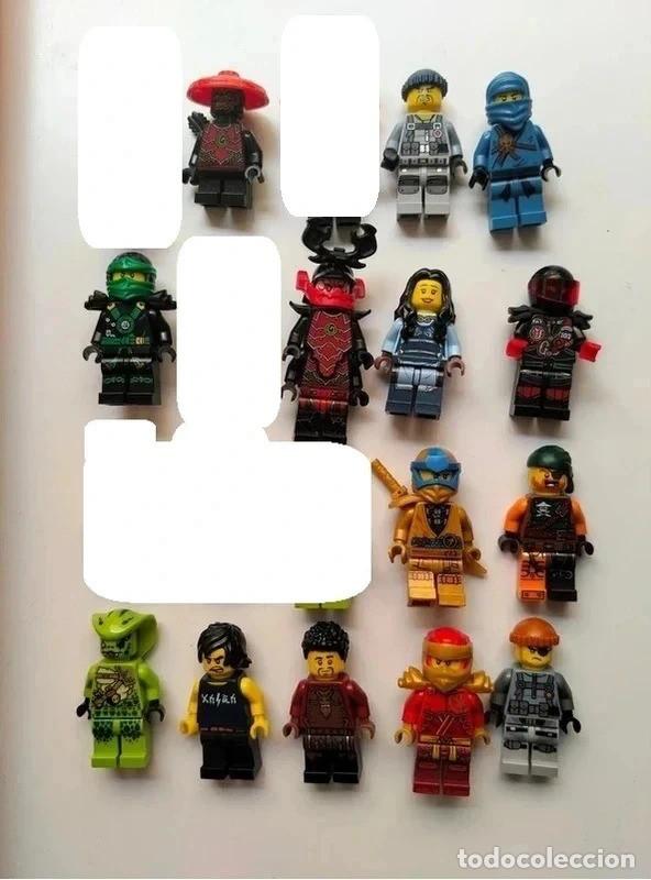 Juegos construcci&oacute;n - LEGO: Lote 14 figuras Ninjago original excelente
