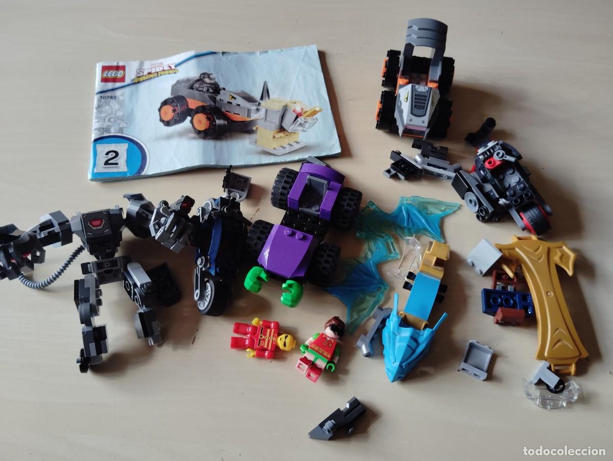 Juegos construcci&oacute;n - LEGO: LEGO. ORIGINAL LOTE DE PIEZAS SUPERHEROES. USADO (LOTE 1)
