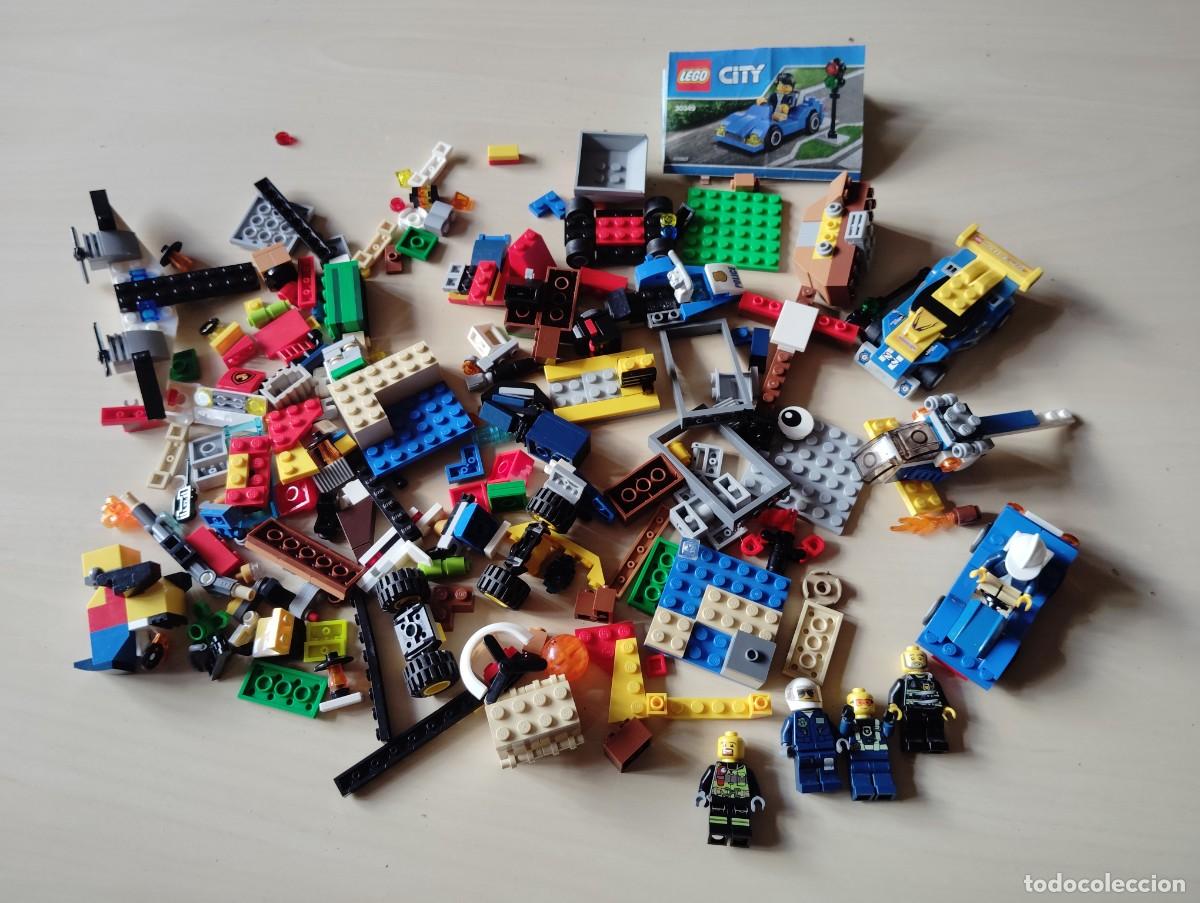 Juegos construcci&oacute;n - LEGO: LEGO. ORIGINAL LOTE DE PIEZAS CON MINIFIGURAS. USADO (LOTE 2)