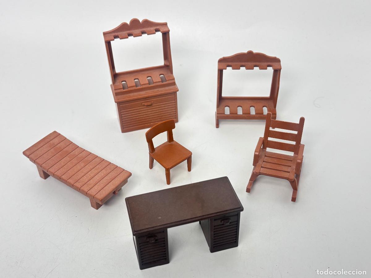 Juegos construcci&oacute;n - LEGO: Playmobil lote mecedora armero cama silla oeste
