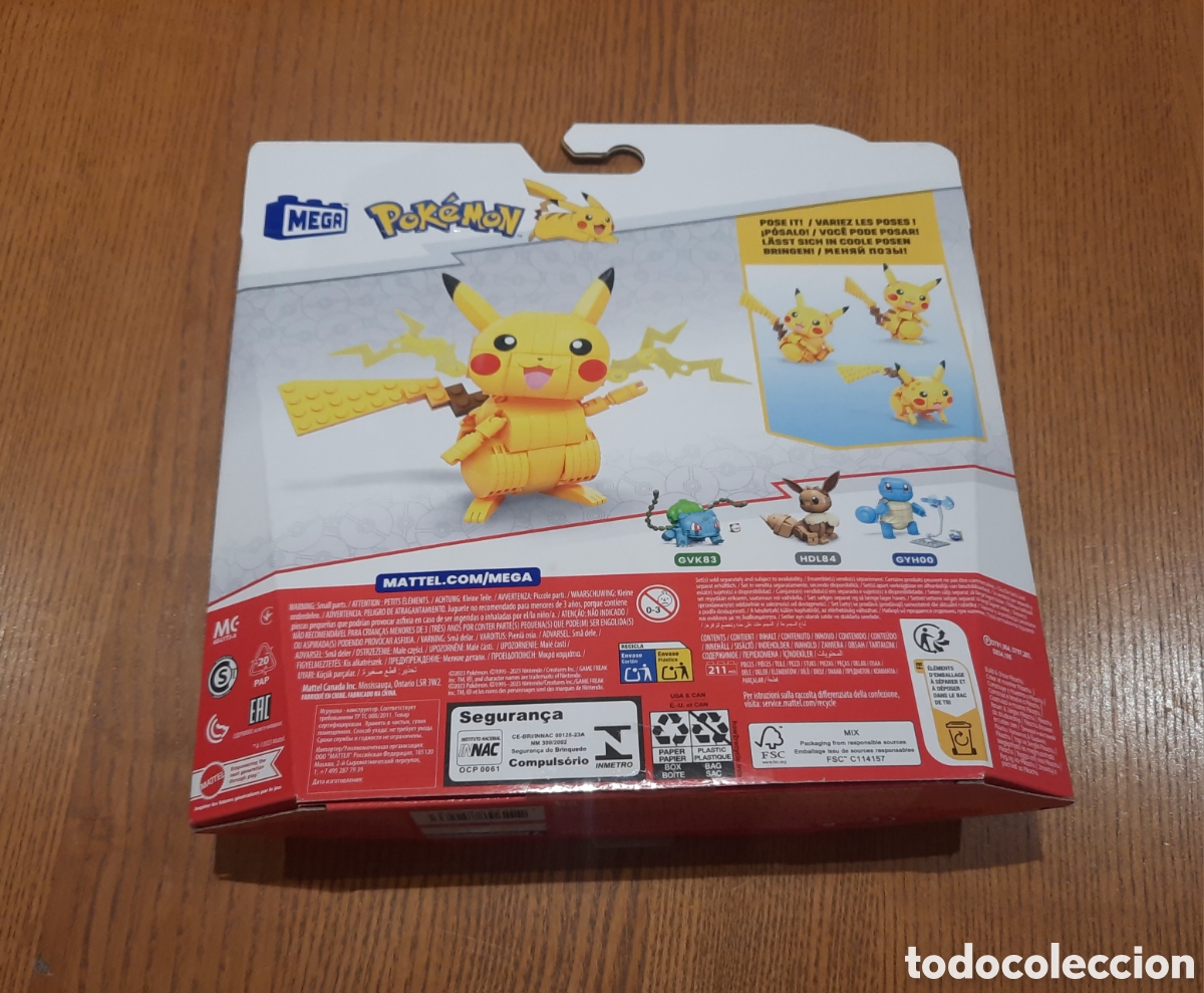 Juegos construcci&oacute;n - LEGO: Set de Construcci&oacute;n Mega Pok&eacute;mon Pikachu - Foto 2