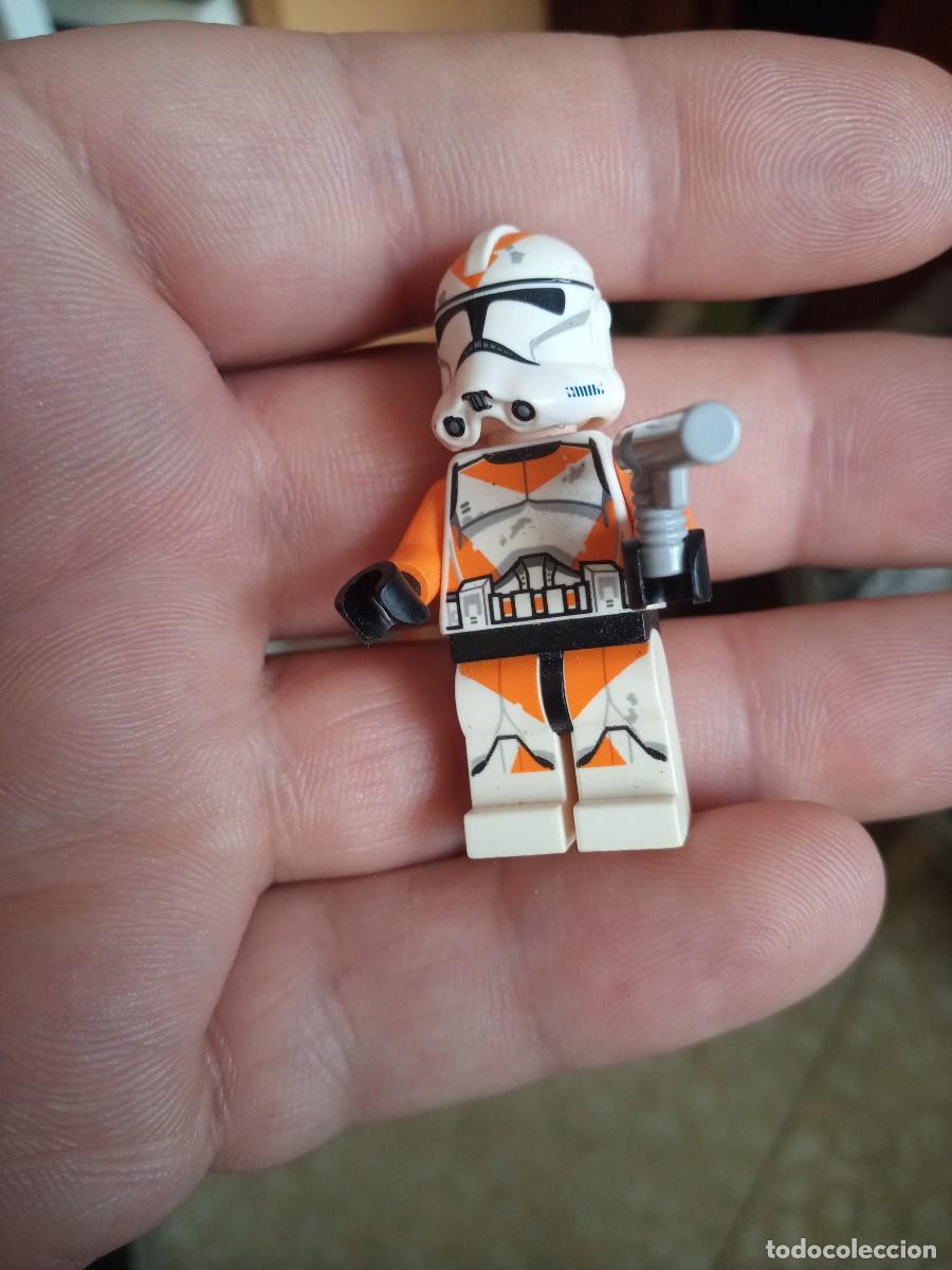 Juegos construcci&oacute;n - LEGO: Figura Lego Star Wars, Soldado Clon, Batall&oacute;n 212th (Utapau Troopers), con pistola.