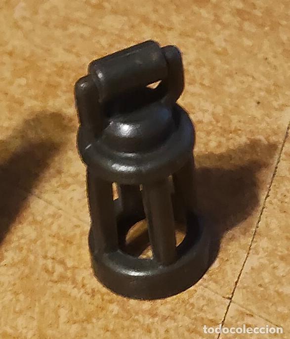 Construction games - LEGO: farol o linterna con asa peque&ntilde;a para minifigura de LEGO (pieza con n&uacute;mero de dise&ntilde;o 37776