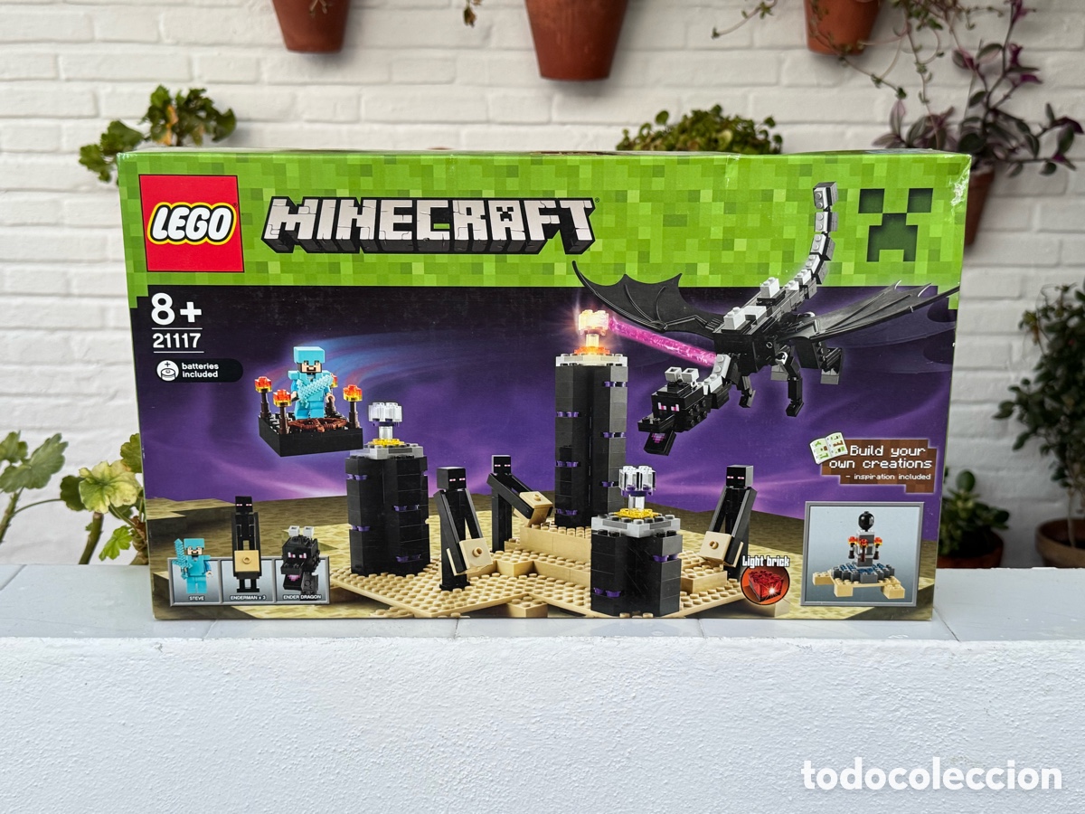 Jogos constru&ccedil;&atilde;o - LEGO: LEGO Minecraft 21117 The Ender Dragon Precintado