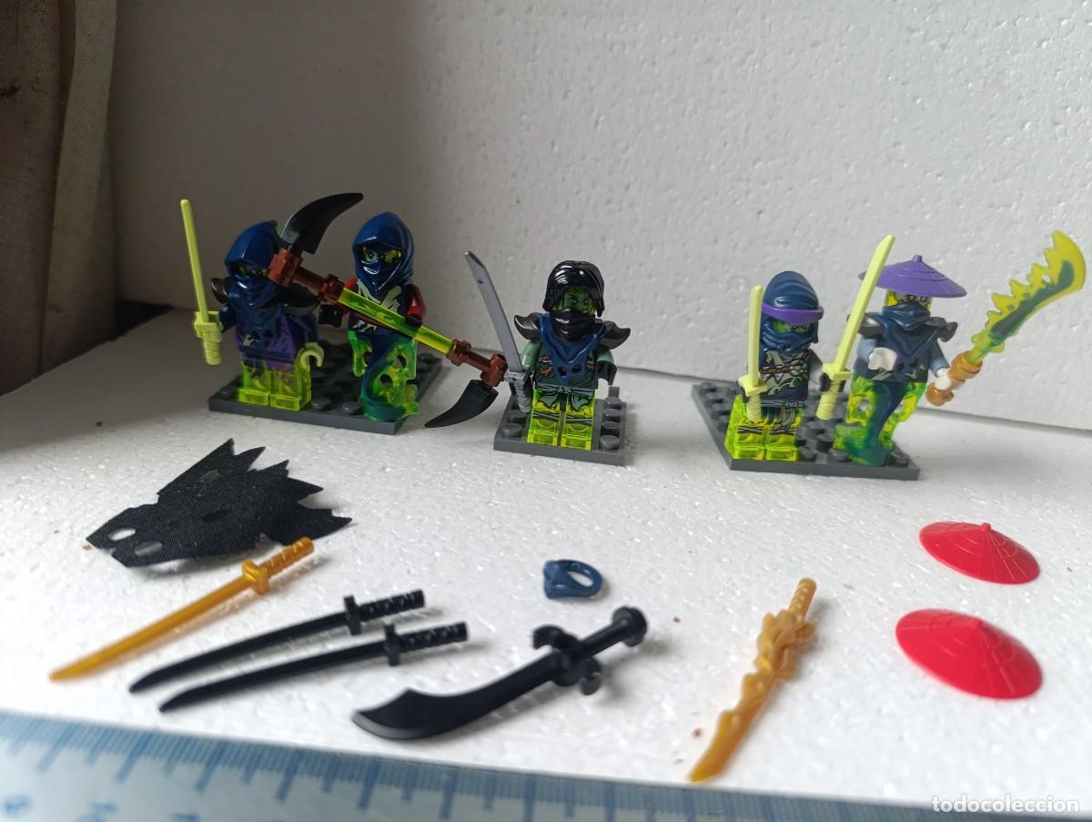 Juegos construcci&oacute;n - LEGO: 5 FIGURAS NINJA CON ARMAS - LEGO - -