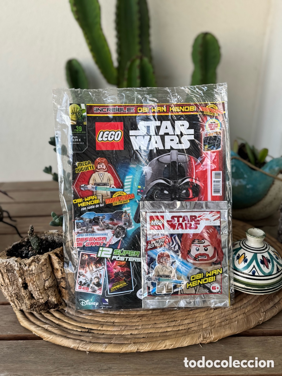 Juegos construcci&oacute;n - LEGO: LEGO Star Wars Revista 39 Obi-Wan Precintada