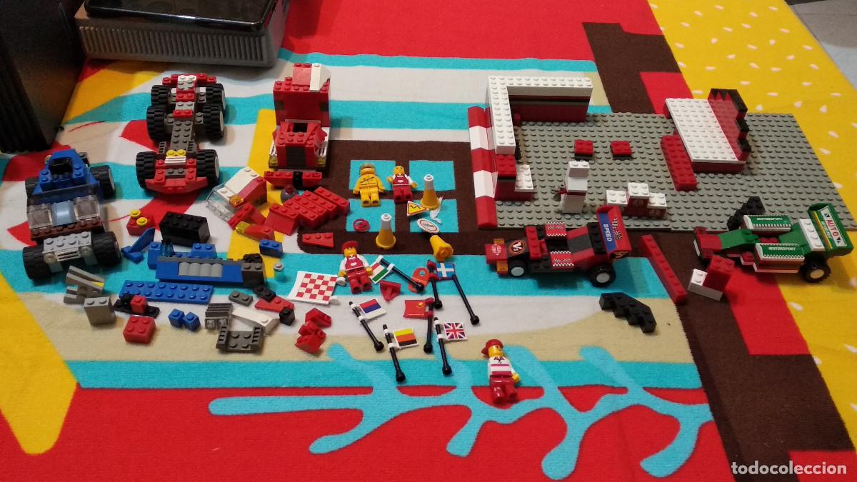 Spielzeug zum Bauen - LEGO: GRAN Lote LEGO Y COMPATIBLES. Como se ve en las fotos. VEICULOS, COCHES DE CARRERAS, FIGURAS Y OTROS
