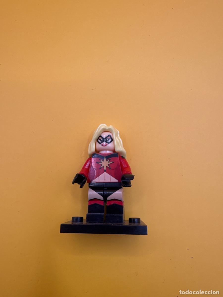 Juegos construcci&oacute;n - LEGO: MINIFIGURA MS MARVEL CAROL DANVERS &ndash; CAPITANA MARVEL &ndash; SUPERHERO&Iacute;NA MARVEL &ndash; COMPATIBLE LEGO
