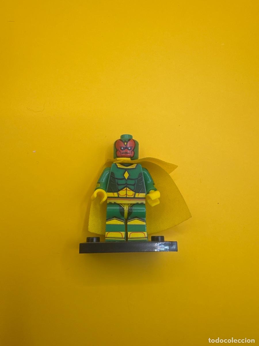 Juegos construcci&oacute;n - LEGO: MINIFIGURA VISI&Oacute;N MARVEL LOS VENGADORES &ndash; TIPO LEGO COMPATIBLE &ndash; SUPERH&Eacute;ROES