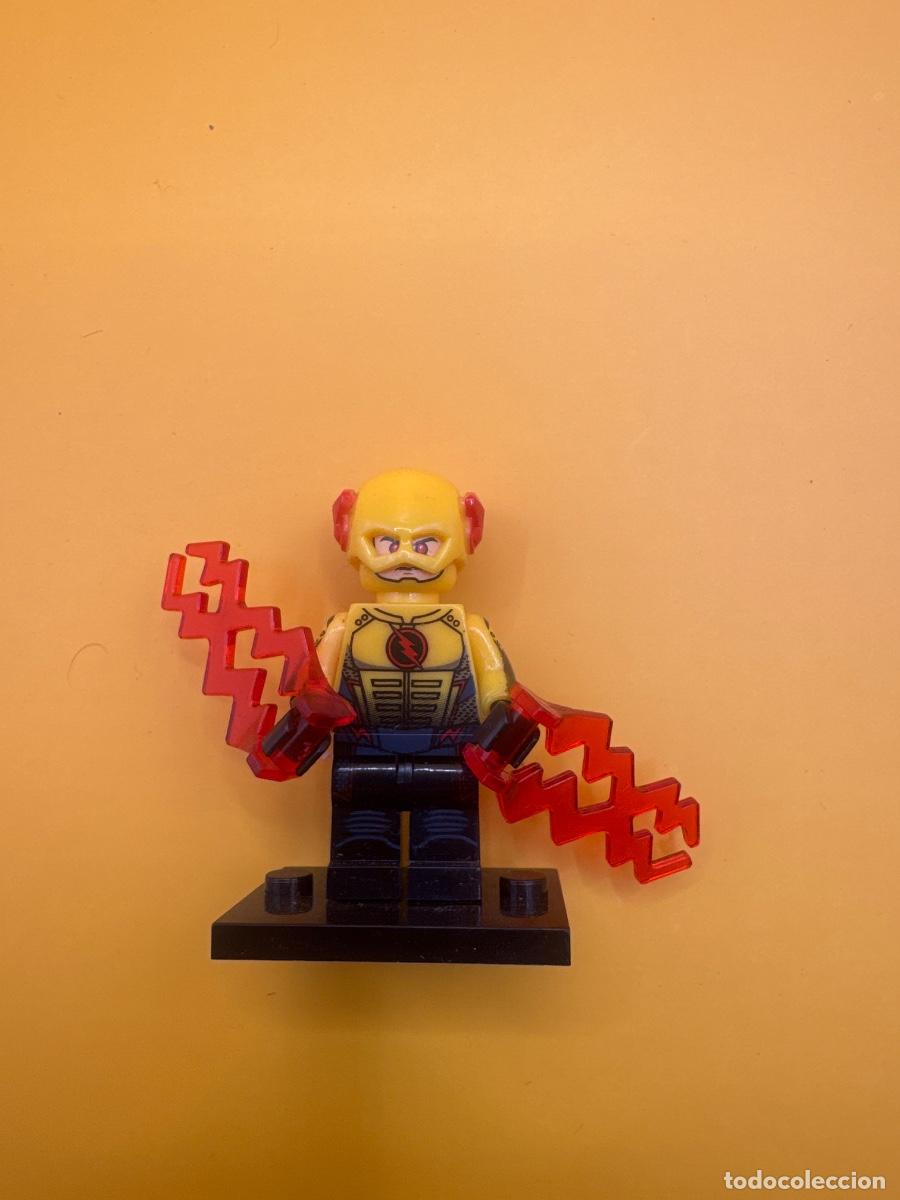 Juegos construcci&oacute;n - LEGO: MINIFIGURA FLASH REVERSO REVERSE FLASH DC COMICS &ndash; TIPO LEGO COMPATIBLE &ndash; SUPERH&Eacute;ROES