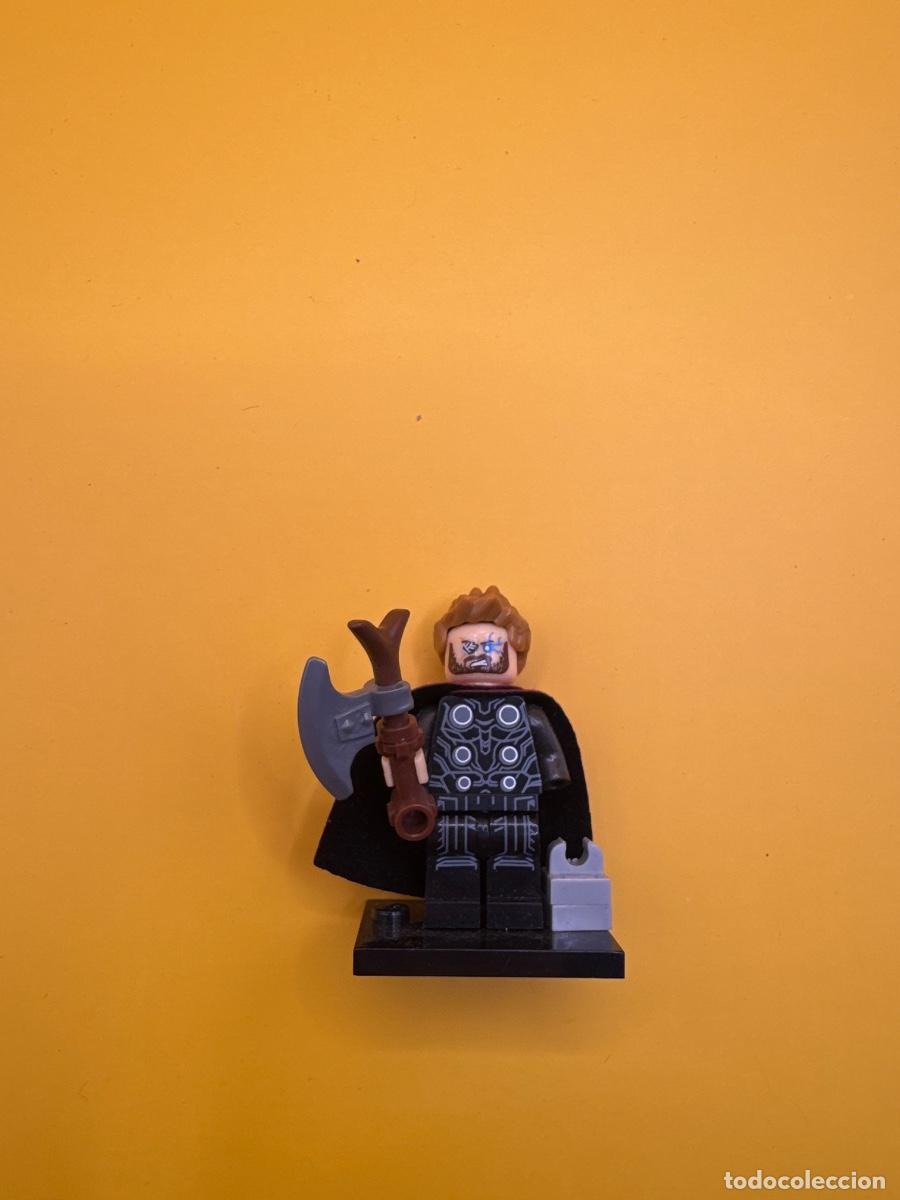 Juegos construcci&oacute;n - LEGO: THOR MARVEL AVENGERS INFINITY WAR &ndash; MINIFIGURA COMPATIBLE LEGO CON HACHA STORMBREAKER