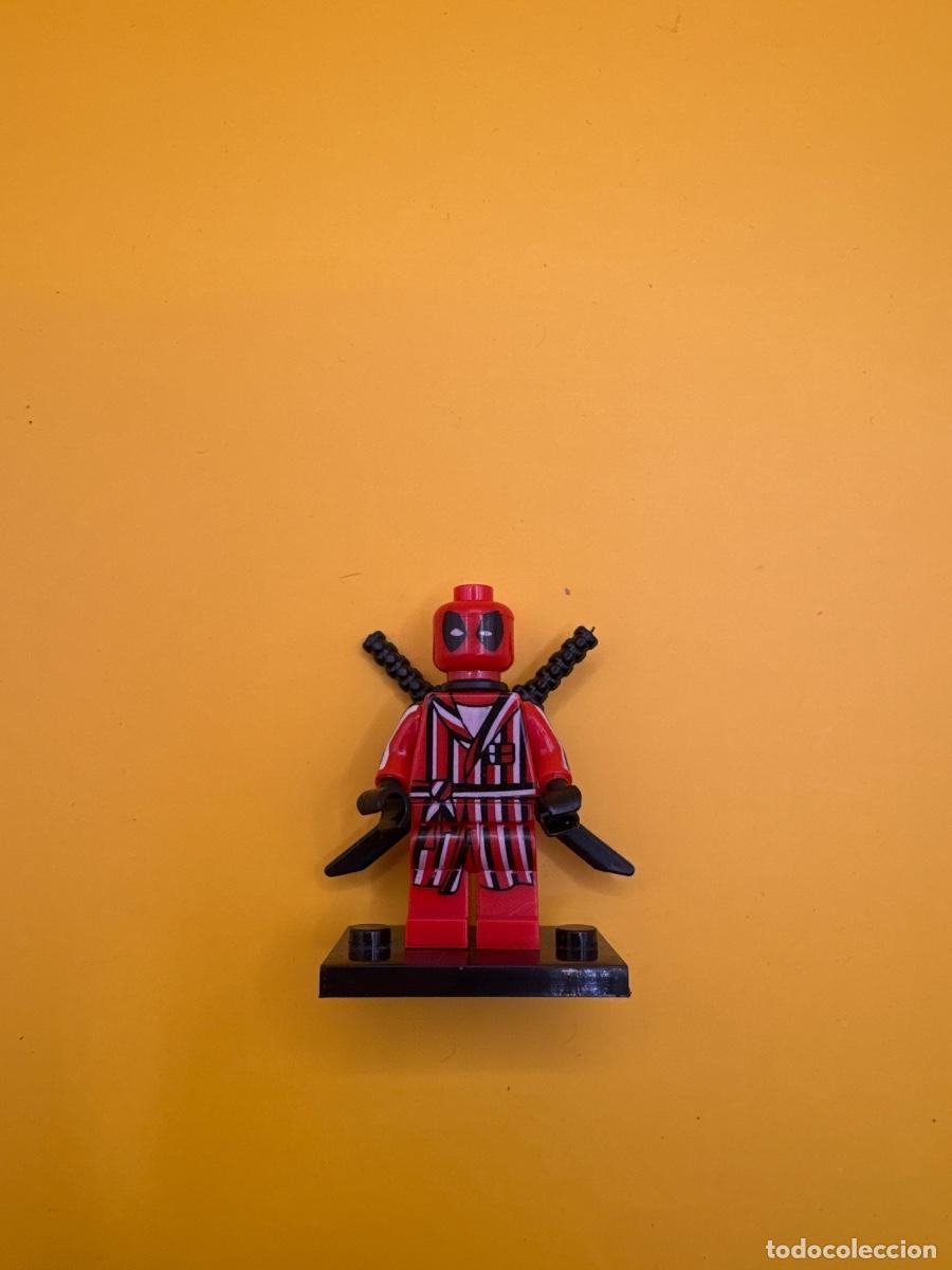 Juegos construcci&oacute;n - LEGO: DEADPOOL MASACRE MARVEL X-MEN &ndash; MINIFIGURA COMPATIBLE LEGO CON DOBLE KATANA