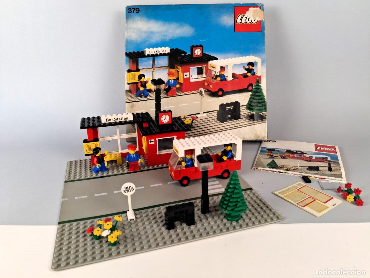 Juegos construcci&oacute;n - LEGO: Lego 379, Estaci&oacute;n de autobuses/Bus station, vintage (1979)