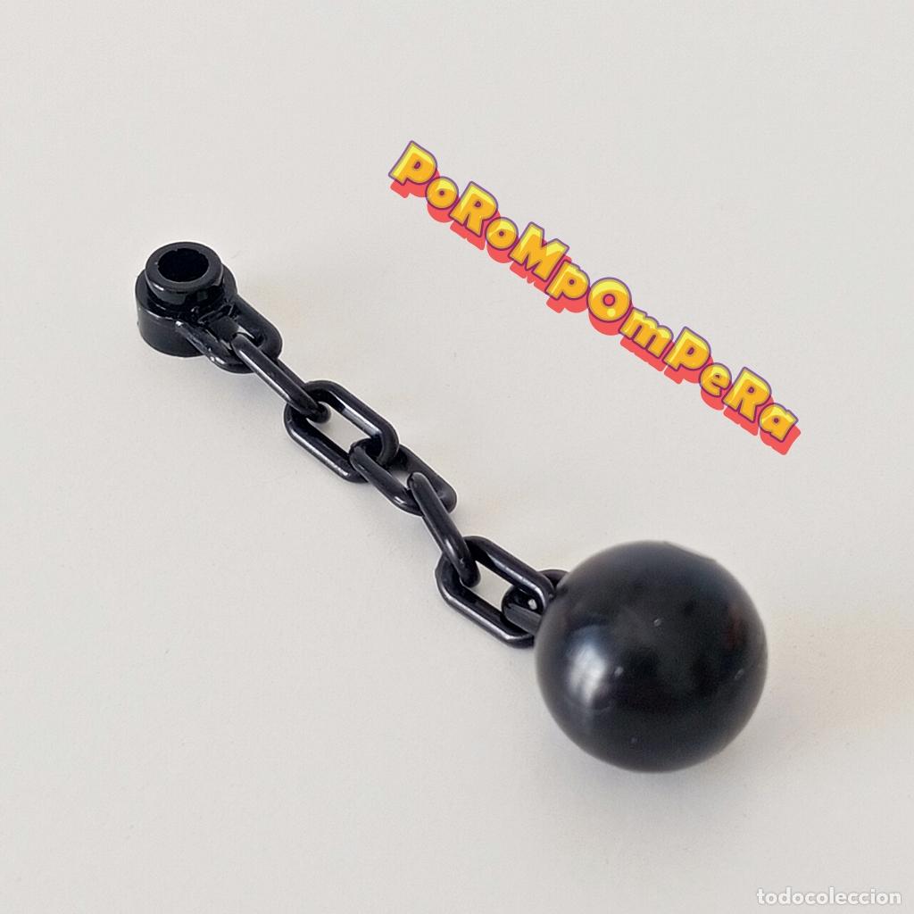 Juegos construcci&oacute;n - LEGO: LEGO ? cadena negra con bola similar PLAYMOBIL F4