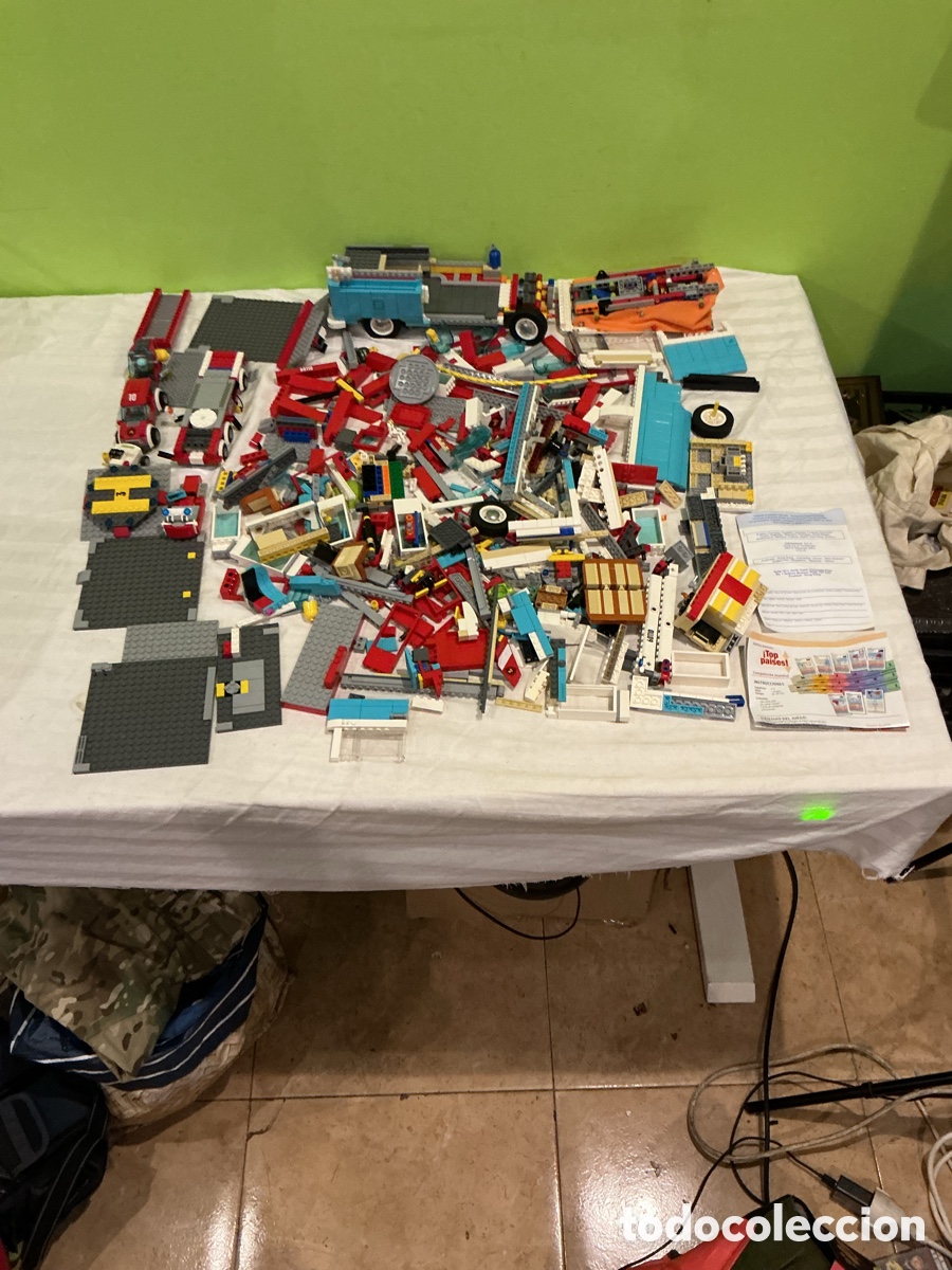 Juegos construcci&oacute;n - LEGO: Lote LEGO Original &ndash; Piezas de Construcci&oacute;n, Veh&iacute;culos y Accesorios &ndash; Lote AMJH-8