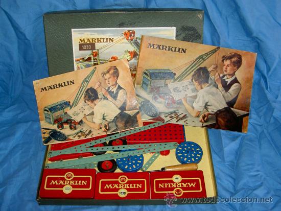 Juegos construcci&oacute;n - Meccano: ANTIGUO MECANO MARKLIN MODELO 1030 - Foto 4