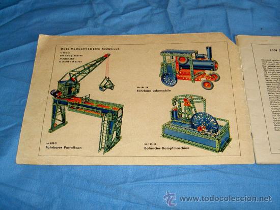 Juegos construcci&oacute;n - Meccano: ANTIGUO MECANO MARKLIN MODELO 1030 - Foto 15