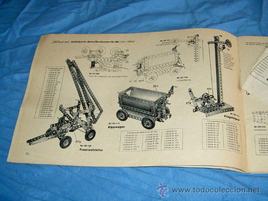 Juegos construcci&oacute;n - Meccano: ANTIGUO MECANO MARKLIN MODELO 1030 - Foto 17
