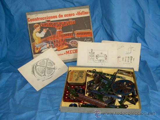 Juegos construcci&oacute;n - Meccano: ANTIGUO MECANO MARCA HELLER - Foto 1