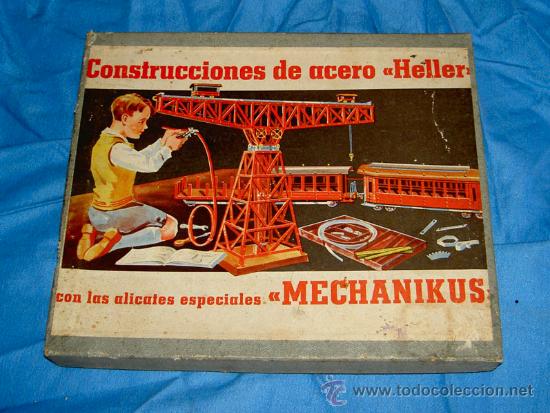 Juegos construcci&oacute;n - Meccano: ANTIGUO MECANO MARCA HELLER - Foto 2