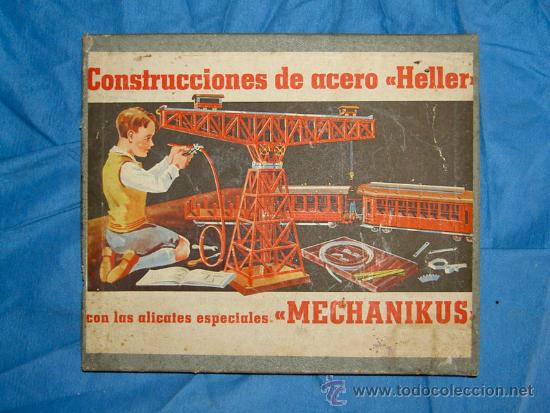 Juegos construcci&oacute;n - Meccano: ANTIGUO MECANO MARCA HELLER - Foto 8